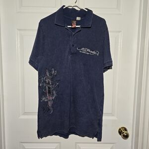 ED HARDY embroidered Polo
